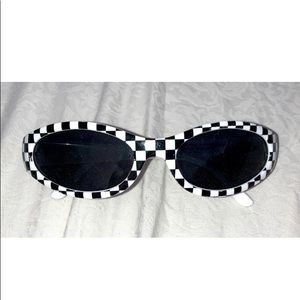 Checkered Meme Sunglasses